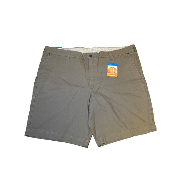 Columbia Mens Size 46 10” Inseam Tan Flex ROC Omni-Shade UPF 50 Shorts MSRP $60 - Picture 1 of 7